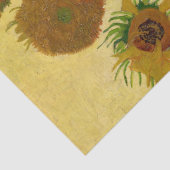 Papier Mousseline Vincent van Gogh - Vase avec quinze tournesols (Détail)