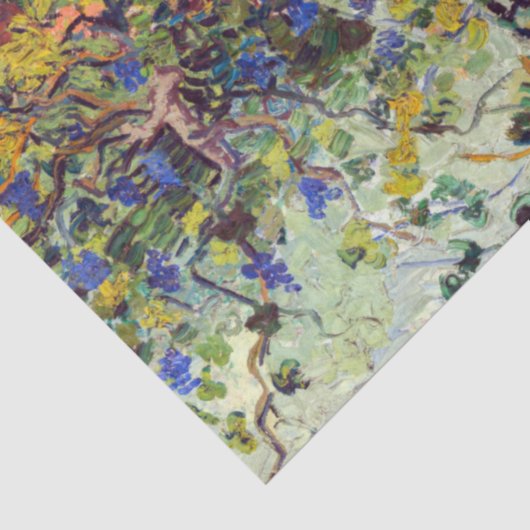 Papier Mousseline Vincent van Gogh - Vignoble vert (Détail)