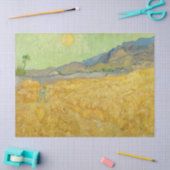 Papier Mousseline Vincent van Gogh - Wheatfield avec une Faucheuse (Artisanat)