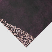 Papier Mousseline Vins de Bourgogne et Rose Gold Confetti Mariage (Détail)