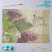 Papier Mousseline Vins rouges Script Vignoble vignoble Découpage (Artisanat)