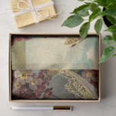 Papier Mousseline Vintage 3 poulets Vacances de Pâques (Cadeau)