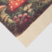 Papier Mousseline Vintage Alice and Cat Timeless Toadstools (Détail)