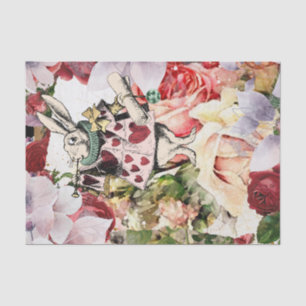 Papier Mousseline Vintage Alice au pays des merveilles