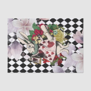 Papier Mousseline Vintage Alice au pays des merveilles