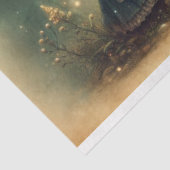 Papier Mousseline Vintage Alice Caterpillar Mushroom Art Decoupage (Détail)