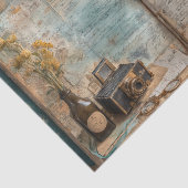 Papier Mousseline Vintage Apothecary Bottle Antique Camera (Détail)