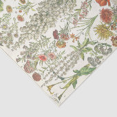 Papier Mousseline Vintage artisanat de découpage fleurie (Détail)