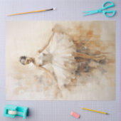 Papier Mousseline Vintage Ballerina (Artisanat)