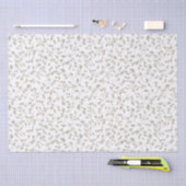 Papier Mousseline Vintage Boho Botanique Feuilles Branches Découpage (Artisanat)