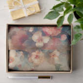 Papier Mousseline Vintage Boho Hummingbird and Flowers Decoupage (Cadeau)