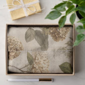 Papier Mousseline Vintage Botanical Floral Pattern (1) (Cadeau)