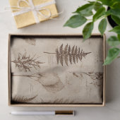 Papier Mousseline Vintage Botanical Floral Pattern (7) (Cadeau)