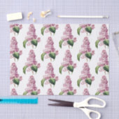 Papier Mousseline Vintage Botanique Violet Lilac Blossom (Artisanat)