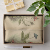 Papier Mousseline Vintage Champignon Toadstool Rouge Découpage Cotta (Cadeau)