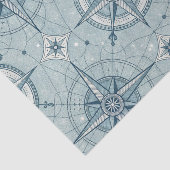 Papier Mousseline Vintage Compass Nautical Seamless Pattern (2) (Détail)