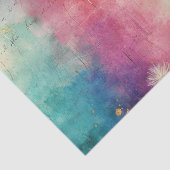 Papier Mousseline Vintage Dandelion Abstract Pattern (4) (Détail)