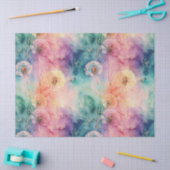 Papier Mousseline Vintage Dandelion Abstract Pattern (5) (Artisanat)