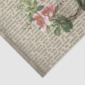 Papier Mousseline Vintage dictionnaire d'antiquité Bouteille de litt (Détail)