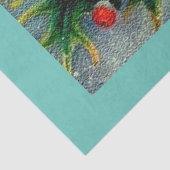 Papier Mousseline Vintage Élégant Joyeux Noël (Détail)