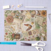 Papier Mousseline Vintage Farmhouse Collage (Artisanat)