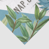 Papier Mousseline Vintage Floral (Détail)