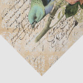 Papier Mousseline Vintage floral (Détail)