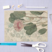 Papier Mousseline Vintage Floral Botanique (Artisanat)