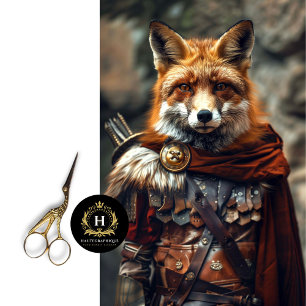 Papier Mousseline Vintage Floral Mark Antony Guerrier Fox Découpage