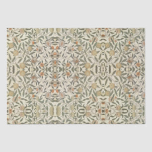 Papier Mousseline Vintage Floral William Morris Fruit