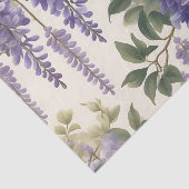 Papier Mousseline Vintage Floral Wisteria (Détail)