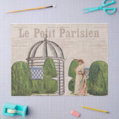 Papier Mousseline Vintage French Garden Lady Collage Découpage (Artisanat)