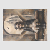 Papier Mousseline Vintage Gothic Angel Decoupage (Recto)