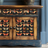 Papier Mousseline Vintage Gothic Specimen Dark Academia Moth