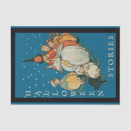 Papier Mousseline Vintage Halloween (Recto)