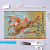 Papier Mousseline Vintage Halloween danser en costume Jester (Artisanat)