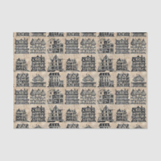 Papier Mousseline Vintage Hauné Dollhouse gothique