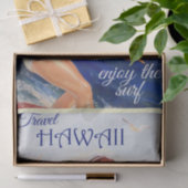 Papier Mousseline Vintage Hawaii Travel Tissue Paper (Cadeau)