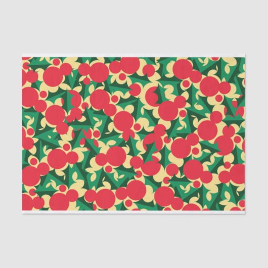 Papier Mousseline Vintage "Hollyday" (Recto)