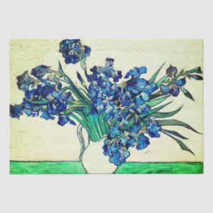 Papier Mousseline Vintage Irises (1890) par Vincent Van Gogh 