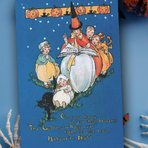 Papier Mousseline Vintage Jolie Sorcière Lire Histoires De Fantômes