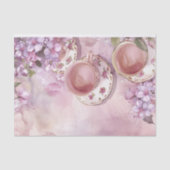 Papier Mousseline Vintage Lilac Spring Café Découpage Imprimer (Recto)