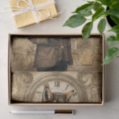 Papier Mousseline Vintage Majestic Steampunk Fox (Cadeau)