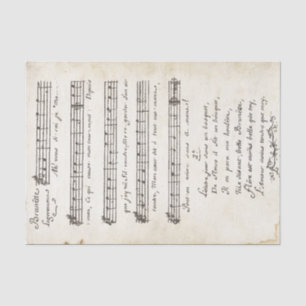 Papier Mousseline Vintage manuscrit Français Twinkle Little Star