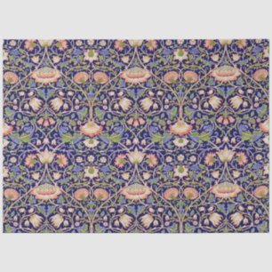 Papier Mousseline Vintage modèle floral, William Morris