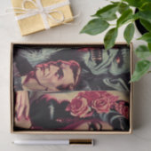 Papier Mousseline Vintage Monster Horror Girl (Cadeau)