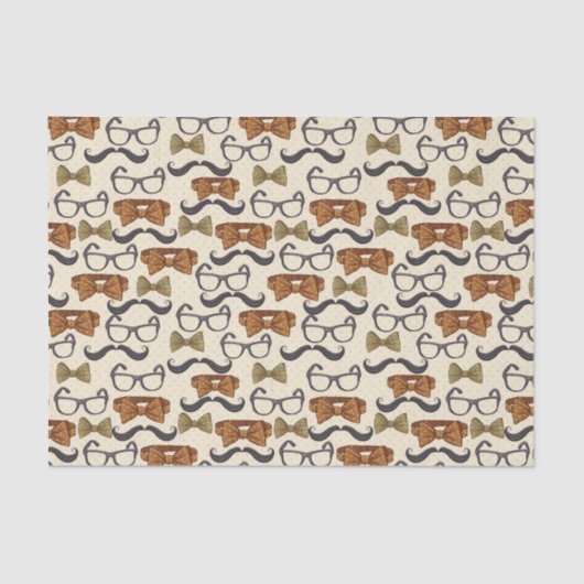 Papier Mousseline Vintage Motif (Recto)