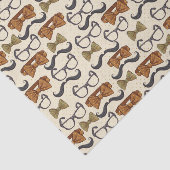 Papier Mousseline Vintage Motif (Détail)