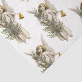 Papier Mousseline Vintage Noël Angel & Tree Holiday (Détail)