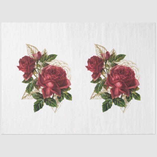 Papier Mousseline Vintage Noël Mix Series Design 17 (Recto)